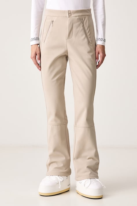 Guess Pantaloni de schi pentru femei ELIRA bej V6BB30 K7137