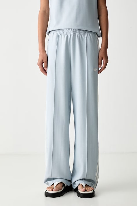 adidas Originals tepláky dámské modré high waist KX1870