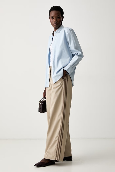 adidas Originals штани жіночі з бавовною Tailored бежеві high waist KS9949