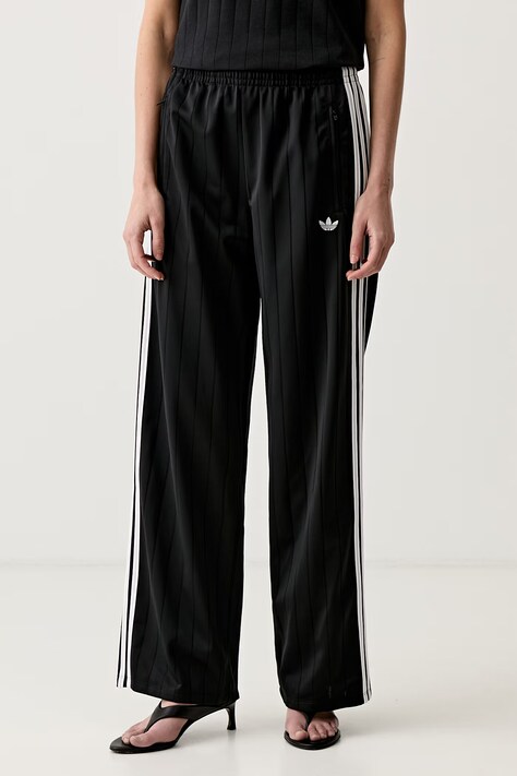 adidas Originals spodnie dresowe damskie Firebird czarne high waist KS6787