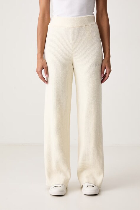 Guess Spodnie lounge damskie LUA beżowe high waist O6BB01 Z1147