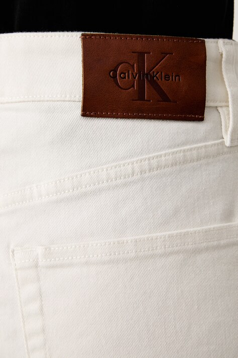 Calvin Klein Jeans blugi barrel pentru femei bej LV047G619G