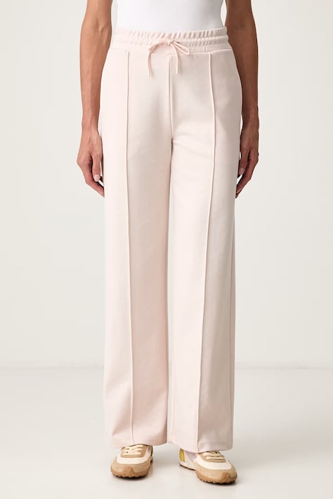 Guess spodnie dresowe damskie ARIEL różowe high waist V6YB21 K4336