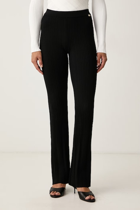 Marciano by Guess Панталон с разкроен крачол дамски с вискоза LIMA черен G6BB16 Z1634