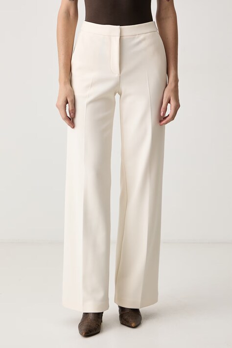 Marciano by Guess Nohavice wide leg dámske VIOLA béžové high waist G6BB06 K6462