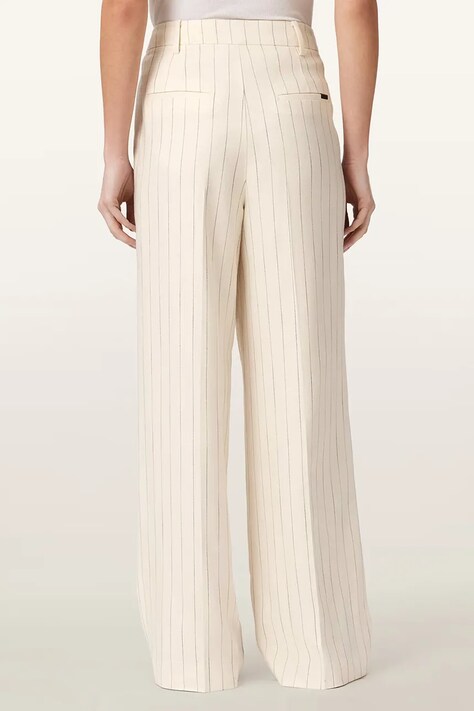 AllSaints штани wide leg жіночі з віскози OLGA — AW26-SPDZZK, білий — фото 2