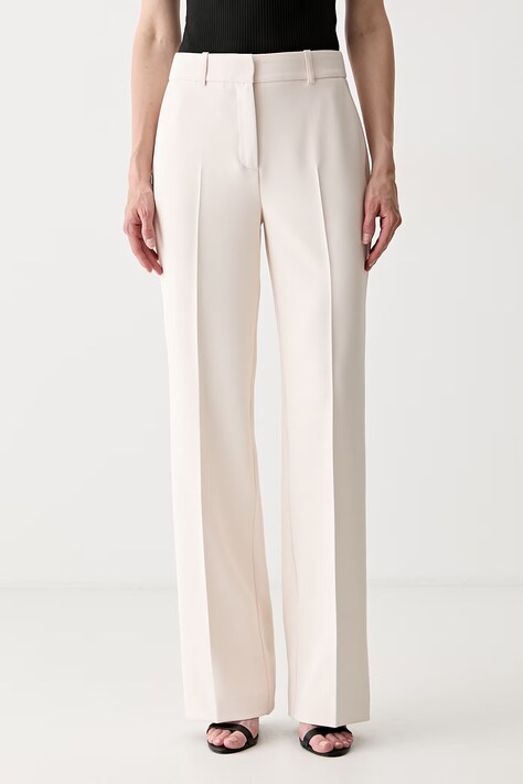 Marciano by Guess официален панталон дамски ABBY бежов с висока талия G6YB22 W4829