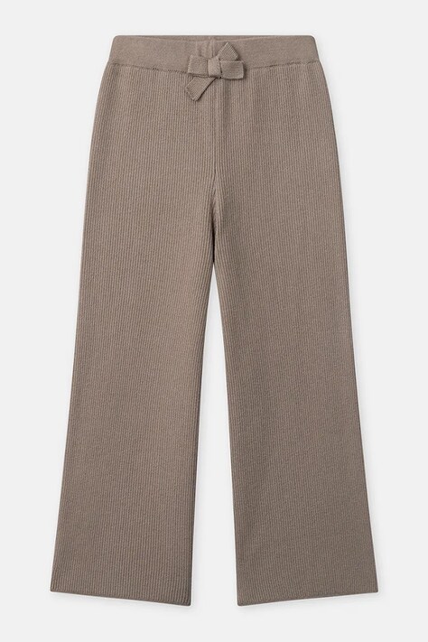 Sergent Major Spodnie flare dziecięce brązowe high waist 26H2PF32LG