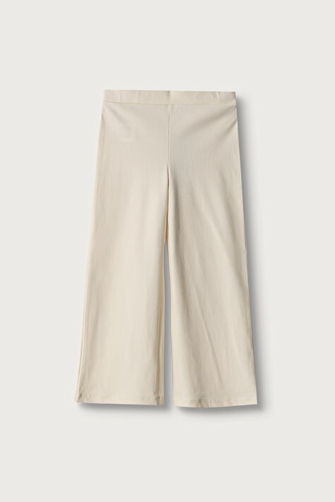 United Colors of Benetton Spodnie dziecięce z bawełną beżowe regular waist 46D6GF034