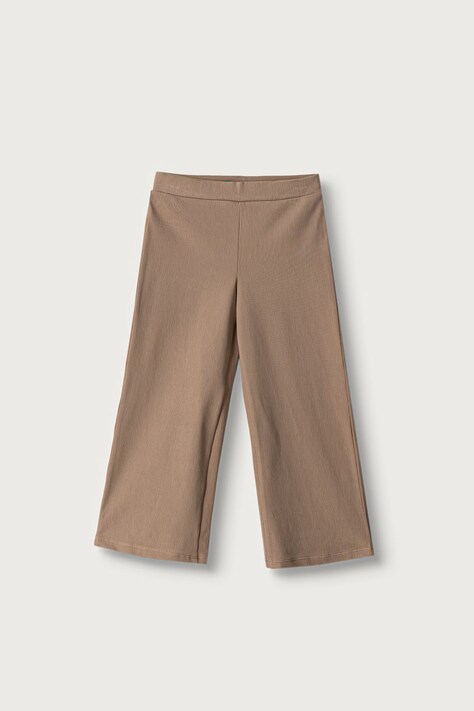 United Colors of Benetton Kalhoty dětské s bavlnou hnědé regular waist 46D6GF034