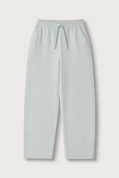 United Colors of Benetton Spodnie dresowe dziecięce bawełniane zielone high waist 38O3CF076