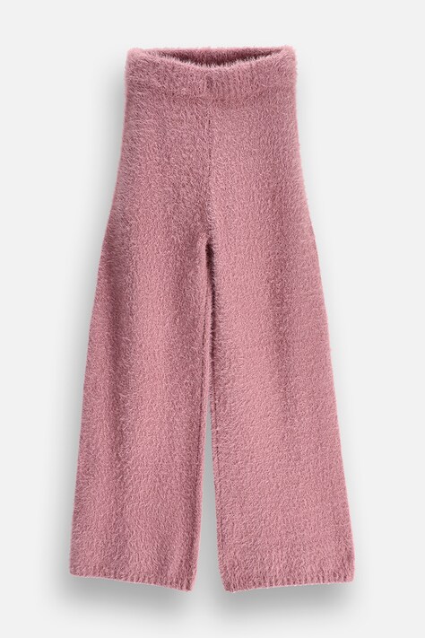 Coccodrillo Спортен панталон за деца розов с висока талия WINTER COSY GRIL JUNIOR