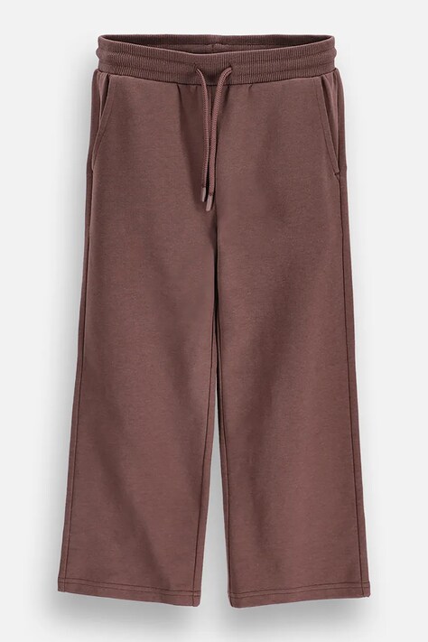 Coccodrillo Pantaloni de trening pentru copii cu bumbac maro EVERYDAY GIRL A
