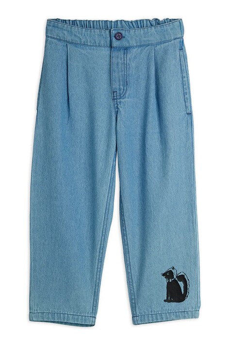 Mini Rodini jeansy relaxed fit dziecięce Skunk niebieskie 26730153