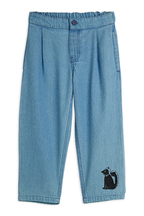 Mini Rodini jeansy relaxed fit dziecięce Skunk niebieskie 26730153
