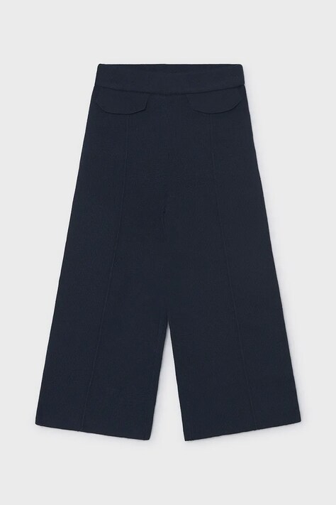 Mayoral Παντελόνι wide leg παιδικό σκούρο μπλε 4525