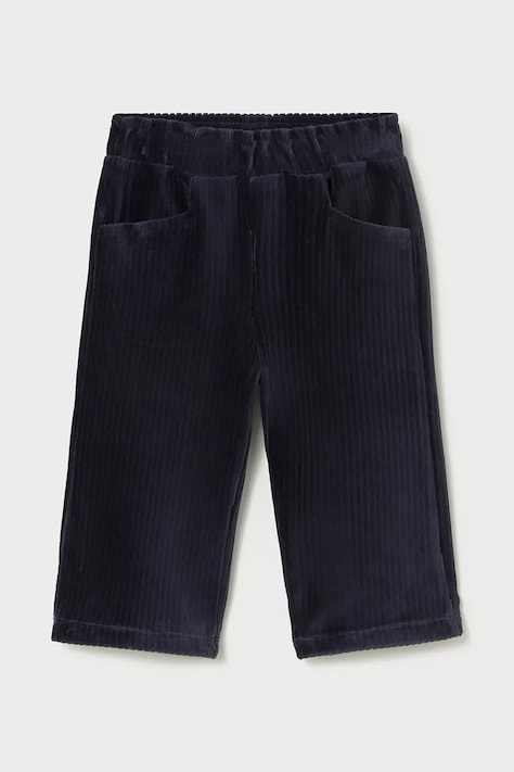 Mayoral kalhoty dětské manšestrové námořnické modré regular waist 2537