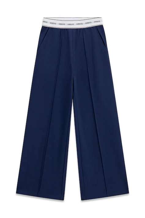 Guess spodnie dresowe dziecięce granatowe regular waist J6YB14 K3934