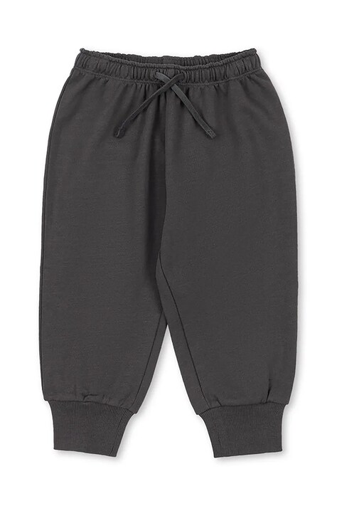 Konges Sløjd Spodnie dresowe dziecięce z bawełną LOU SWEAT PANTS GOTS szare regular waist KS106526