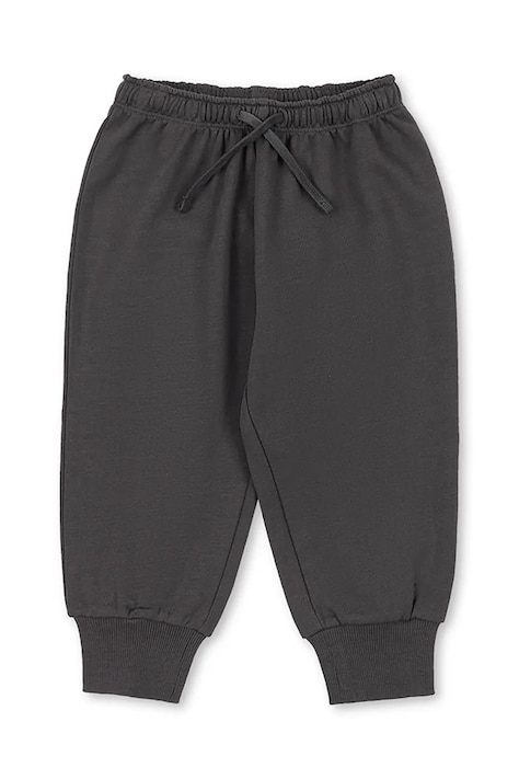Konges Sløjd Spodnie dresowe dziecięce z bawełną LOU SWEAT PANTS GOTS szare regular waist KS106526