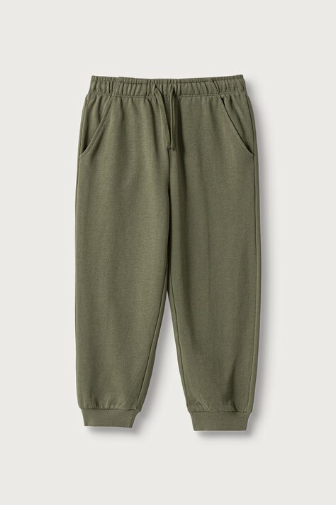 United Colors of Benetton Pantaloni da tuta per bambini in cotone verde 3J68CF077