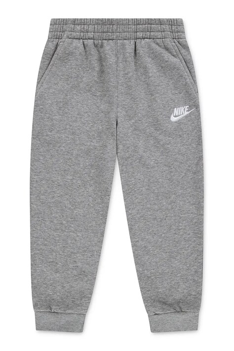 Nike Spodnie dresowe dziecięce z bawełną szare regular waist 86L091