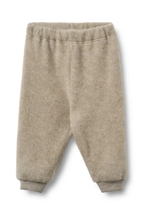 Wheat Trenirka otroška iz merino volne bež klasičen pas 6879-786