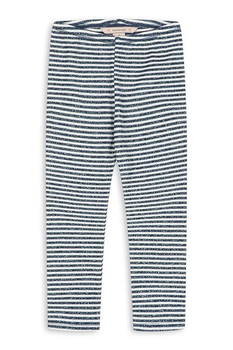 Konges Sløjd Legginsy dziecięce z bawełną ROLI STRIPE PANTS OCS niebieskie regular waist KS107380
