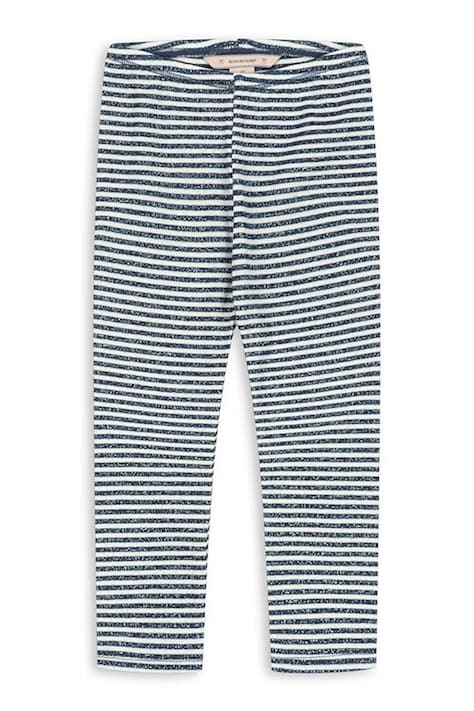 Konges Sløjd Legginsy dziecięce z bawełną ROLI STRIPE PANTS OCS niebieskie regular waist KS107380