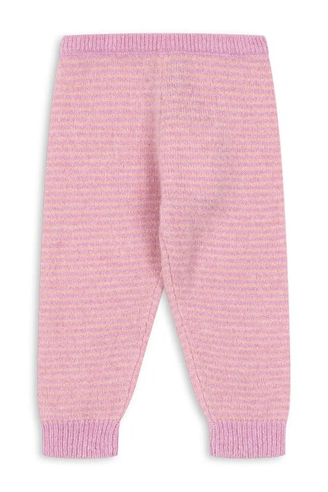 Konges Sløjd Spodnie dresowe dziecięce z wełną BERLE PANTS różowe KS105911