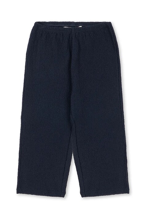 Konges Sløjd Spodnie dziecięce z bawełną ROMY PANTS granatowe KS104420