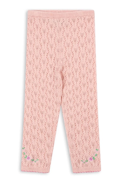Konges Sløjd Κολάν παιδικά με βαμβάκι ROSIER PANTS ροζ ψηλή KS106225