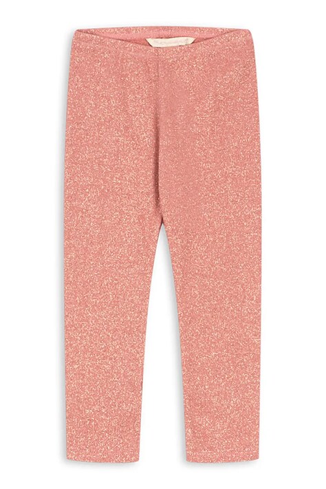 Konges Sløjd Tajice za djecu s pamukom ROLI PANTS OCS roze srednje visoki struk KS106218