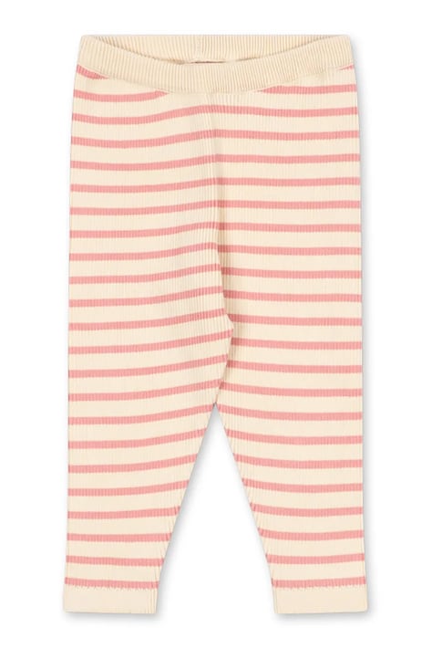 Konges Sløjd Leggings per bambini in cotone BUMA LEGGINS GOTS rosa KS105927