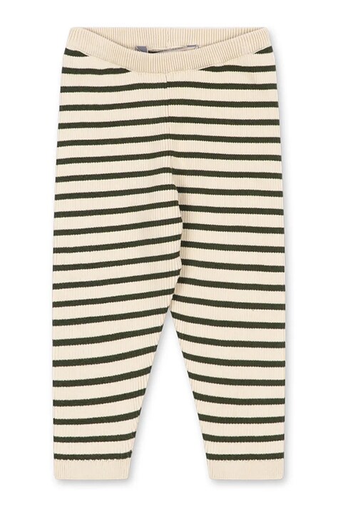 Konges Sløjd Legginsy dziecięce bawełniane BUMA LEGGINS GOTS czarne KS105927