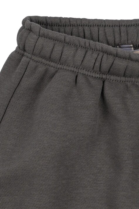 Konges Sløjd Spodnie dresowe dziecięce z bawełną LOU SWEAT PANTS GOTS szare regular waist KS106106