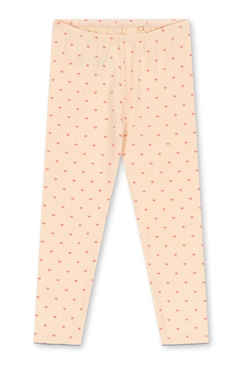 Konges Sløjd κολάν παιδικά βαμβακερά με ελαστάν BASIC PANTS GOTS ροζ κανονική KS105899