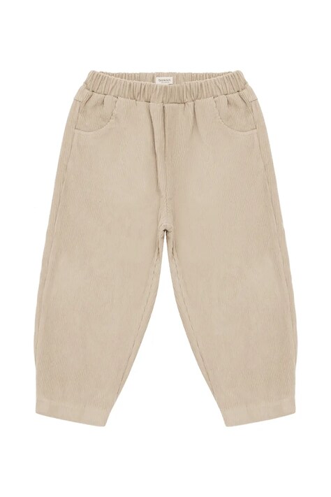 Donsje pantaloni de trening pentru copii din bumbac Patrik Trousers bej regular waist 4127900