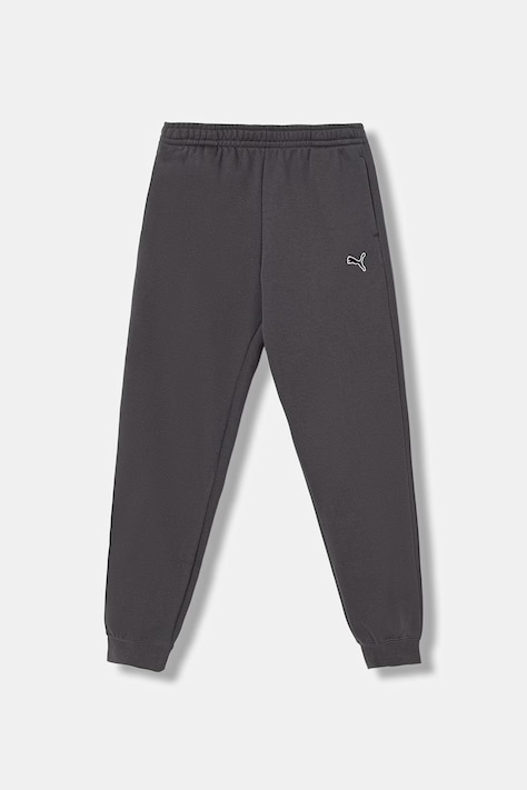 Puma spodnie dresowe dziecięce z bawełną ESS ELEVATED Sweatpants FL szare regular waist 694702