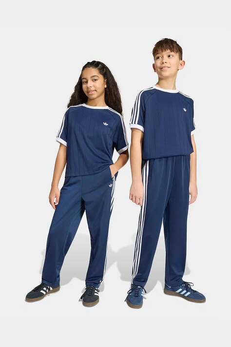 adidas Originals spodnie dresowe dziecięce granatowe regular waist HZ6650
