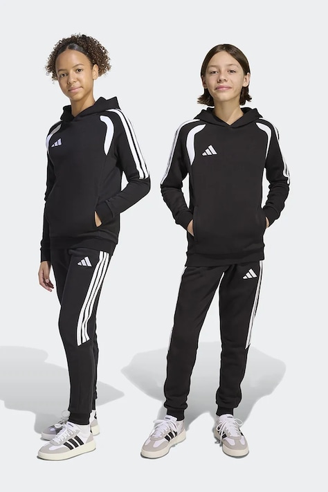 adidas Performance teplákové nohavice detské s bavlnou čierne regular waist JY9674