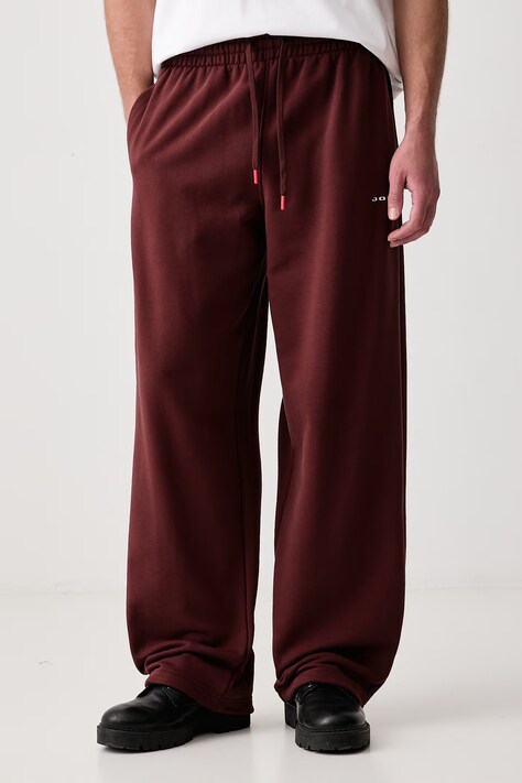 Jordan Spodnie dresowe męskie z bawełną Flight Fleece brązowe regular waist IW6372.273