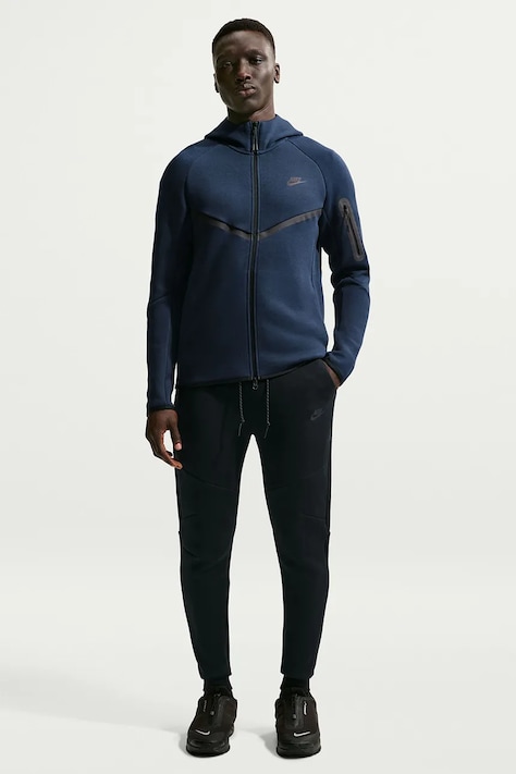 Nike Sportswear Spodnie joggery męskie z bawełną Tech czarne regular waist HV0959.010