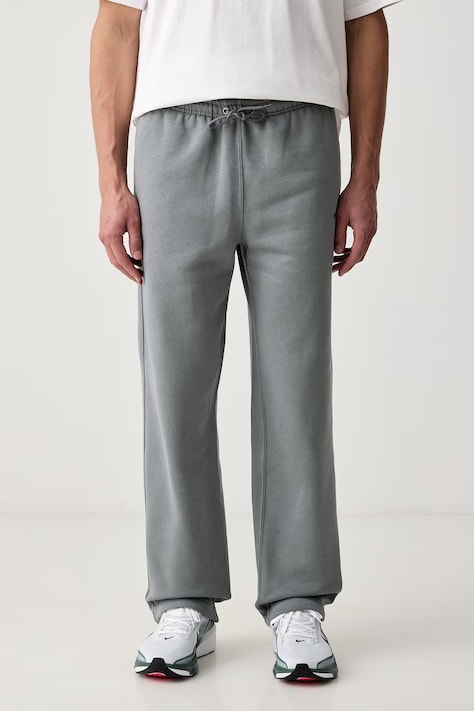 Nike Sportswear Spodnie dresowe męskie z bawełną Club szare regular waist IF0488.084