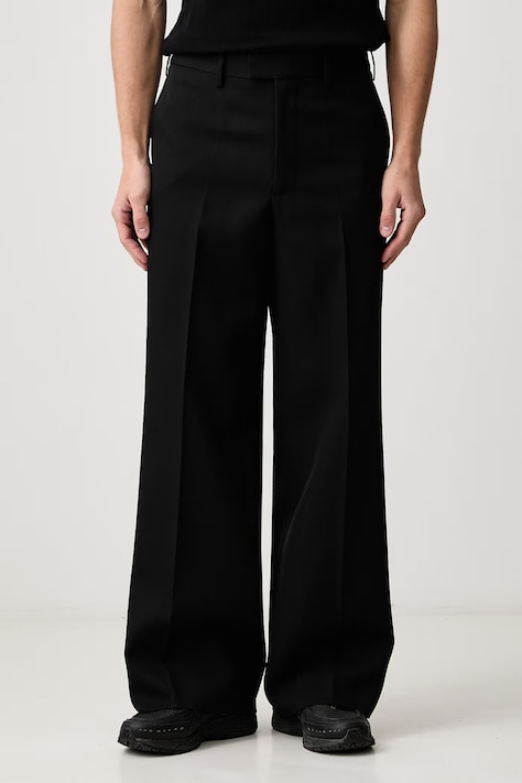 Undercover Штани вовняні чоловічі чорні high waist UC2F4506