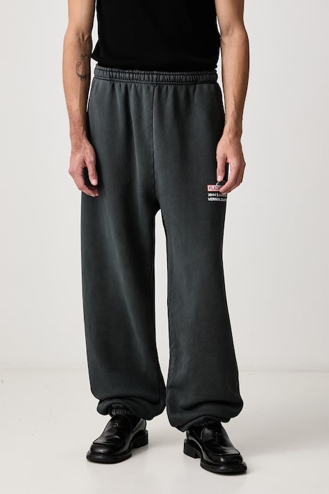 Willy Chavarria PLAZA CHAVARRIA sweatpants cotton Men's black regular waist MUJSB006.064N