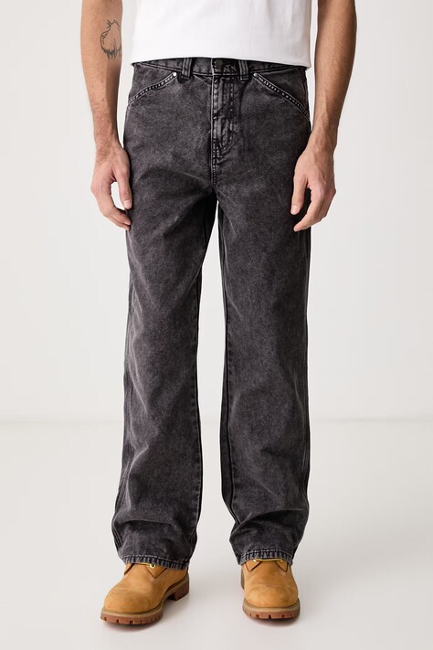 Dickies Jeansy straight męskie szare DK0A8CTW0CH1