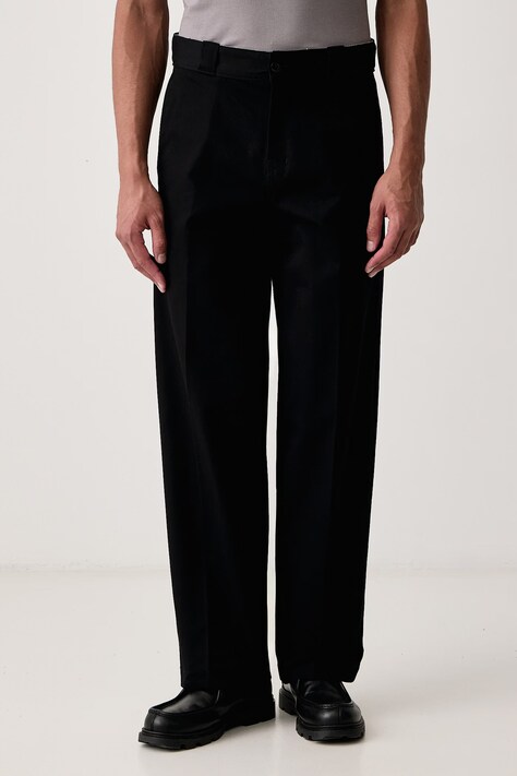 Dickies Spodnie męskie bawełniane czarne regular waist DK0A87YPBLK1