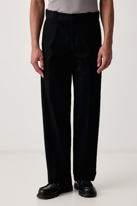 Dickies Spodnie męskie bawełniane czarne regular waist DK0A87YPBLK1