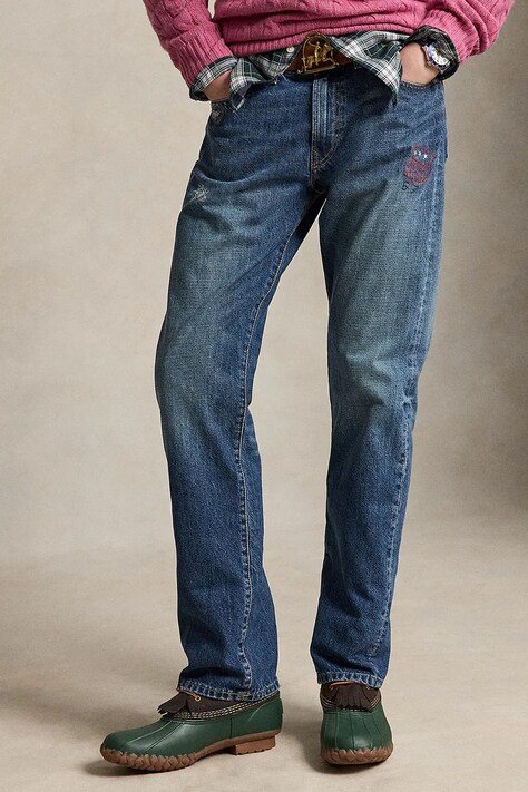 Polo Ralph Lauren Spodnie jeansowe męskie granatowe 710B24575001